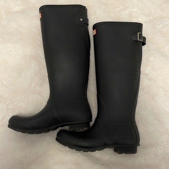 Hunter Original Adjustable Back Rain Boots - Picture 1 of 4